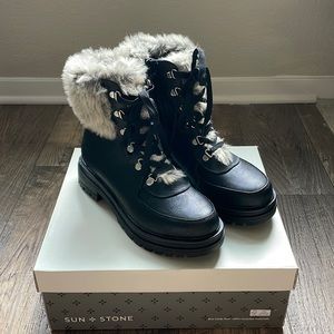 Sun+Stone combat boots